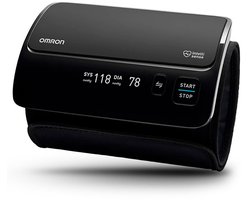 OMRON EVOLV Bloeddrukmeter Bovenarm - Blood Pressure Monitor met Hartslagmeter - Aanbevolen door Hartstichting - Onregelmatige Hartslag - met Mobiele App - Klinisch Gevalideerd - 22 tot 42 cm Manchet – 5 jaar Garantie