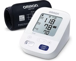 OMRON X3 Comfort Bloeddrukmeter Bovenarm - Aanbevolen door Hartstichting - Blood Pressure Monitor met Hartslagmeter – Onregelmatige Hartslag - 22 tot 42 cm Manchett– 5 jaar Garantie