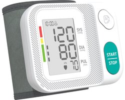 One Aid Bloeddrukmeter Pols - bloeddrukmeter Handmatig - Gezondheid - Bloeddrukmeter Wit