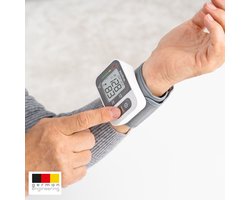 Sanitas SBC 15 Bloeddrukmeter Pols - Hartslagmeter - Waarschuwt voor Hartritmestoornis - Duidelijk Leesbaar Scherm & Makkelijke Bediening - Opslag voor 2 gebruikers, 60 metingen p/p - Incl. Manchet (14 - 19.5 cm)