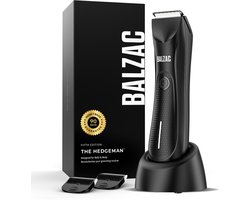 BALZAC® The Hedgeman® 2.0 - Bodygroomer Mannen - Waterdicht - Body Trimmer Heren - Manscaped - Schaamhaar Trimmer Mannen - Incl. E-Book en Extra Blade