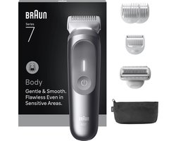 Braun Body Groomer Series 7 BG7550 +6 Verzorgingstools - Trimmen & Scheren - Waterdicht - Grijs