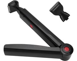 Elektrische Rugtrimmer Draadloos Inklapbaar Lichaamshaarverwijderaar