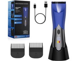 REN® Trimmer Mannen Schaamstreek - Trimmer Schaamstreek - Bodygroomer Mannen - Trimmer - Blauw - 20cm x 10cm x 8cm
