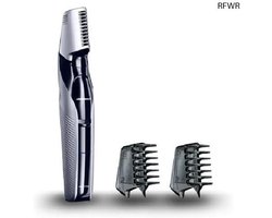 RFWR® Body-trimmer voor heren met 3 opzetstukken - Huidvriendelijk elektrisch scheerapparaat voor nat en droog scheren