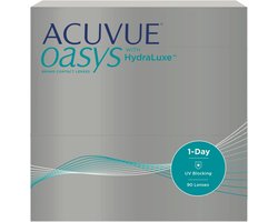 -2.50 - ACUVUE® OASYS 1-Day WITH HYDRALUXE - 90 pack - Daglenzen - BC 8.50 - Contactlenzen