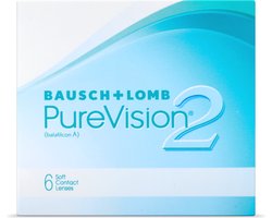 -4.00 - PureVision®2 - 6 pack - Maandlenzen - BC 8.60 - Contactlenzen