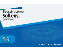 -6.50 - SofLens® 59 - 6 pack - Maandlenzen - BC 8.60 - Contactlenzen