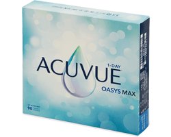 Acuvue Oasys Max 1-Day (90 lenzen) Sterkte: +2.50, BC: 9.00, DIA: 14.30