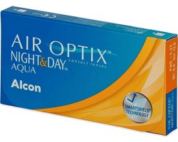 Air Optix Night and Day Aqua (3 lenzen) Sterkte: 0.00, BC: 8.40, DIA: 13.80