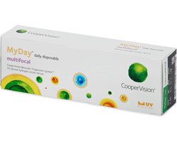 MyDay daily disposable multifocal (30 lenzen) Sterkte: -4.00, BC: 8.40, DIA: 14.20, ADD sterkte: Mid (+1.50D - +1.75D)