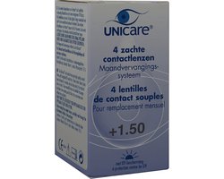 Unicare maandlenzen 4 pack - 1,5