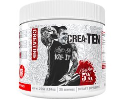 5% Nutrition - Rich Piana Crea-TEN (225g) Fruit Punch - Creatine - Creatine-Mix