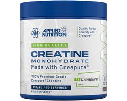 Applied Nutrition - Creapure - Creatine Monohydrate Micronized (250g) Unflavoured - Creatine - Creatine Monohydraat