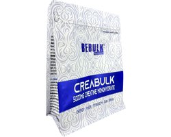 BeBulk Nutrition - CreaBulk - 100% Creatine Monohydraat - 500 g - Neutraal Supplement voor Spieropbouw & Prestaties - Hoge Kwaliteit - Gemaakt in Nederland