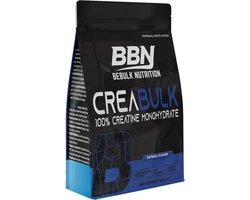 BeBulk Nutrition - CreaBulk - 100% Micronized Creatine Monohydraat - 1 kg (1000g) - Neutraal Supplement voor Spieropbouw & Prestaties - Hoge Kwaliteit - Gemaakt in Nederland