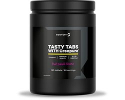 Body & Fit Creapure Tasty Tabs - Creatine Kauwtabletten - Fruit Punch - 180 tabletten (60 doseringen)
