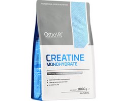 Creatine - Creatine Monohydraat - 1000 G - Green Apple - 1KG/Kilo Creatine Monohydrate Powder - OstroVit