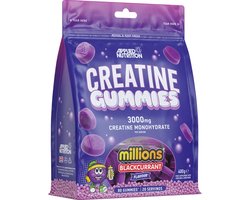 Creatine Gummies - 20 servings - Millions Blackcurrant