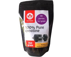 Creatine Monohydraat - 100% Pure - 340 gram - Nutrins