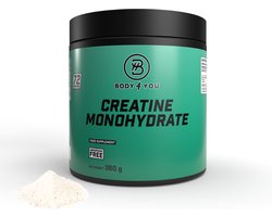 Creatine Monohydraat 350g – 100% Pure – Voor Kracht & Spieropbouw – Body4You