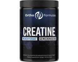 Creatine Monohydraat - 500 gram - 200 mesh - gemicroniseerd - sport - kracht - spieren - aminozuren - energie - vegan