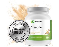 Creatine Monohydraat Poeder - 500 Gram - PerfectBody.nl