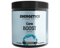 Energeticx Creatine - Supplement voor Spieropbouw & Prestaties, Creatine Monohydraat 100% - Poeder - Smaakloos - 300 Gram