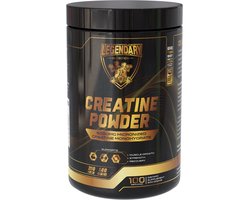 Legendary nutrition | Black Edition | Creatine Monohydraat 200mesh micronized | Unflavoured | 500gr 100 servings | Prestaties | Krachtsport | Energie | Herstel | Nutriworld