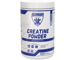 Legendary nutrition | Creatine Monohydraat 200mesh micronized | Unflavoured | 500gr 100 servings | Prestaties | Duursport | Crossfit | Krachtsport | Energie | Herstel | Nutriworld