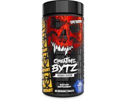 Mutant Creatine Bytz Chewables - 80 tabl - Blue Razz