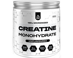 NanoSupps 100% Micronized Creatine Monohydrate (300g) Unflavoured - Creatine - Creatine Monohydraat