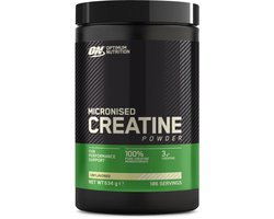 Optimum Nutrition - Creatine (Micronized) - Creatine Poeder - 634 Gram (176 doseringen) - 1 Pot