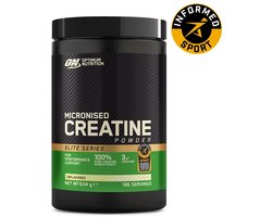 Optimum Nutrition Micronized Creatine Powder Elite Series - Creatine Poeder - Creatine Monohydraat - 1 Pot - 634 gram (186 doseringen)