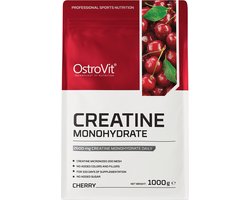 OstroVit - Creatine Monohydrate - 1000 g - Cherry - Creatine monohydraat levert pure - creatine - Zonder toegevoegde suikers!