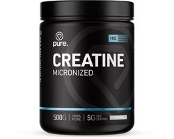 Pure. Creatine Monohydraat - Naturel - 500g - micronized poeder - creatine - sportvoeding