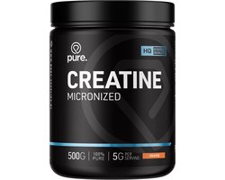 Pure. Creatine Monohydraat - Orange - 500g - micronized poeder - creatine - spiergroei - fitness & sport