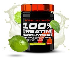 Scitec Nutrition® - 100% Creatine Monohydrate (300 gram - Mint/Lime) - Mint/Limoen - 60 doseringen - creatine poeder - creatine monohydraat