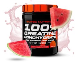 Scitec Nutrition® - 100% Creatine Monohydrate (300 gram - Watermelon) - Watermeloen - 60 doseringen - creatine poeder - creatine monohydraat