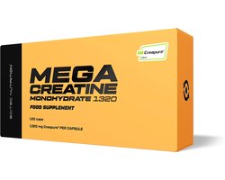 Scitec Nutrition® - Mega Creatine Monohydrate 1320 (120 capsules) - 60 doseringen - creapure® - creatine monohydraat - creatine capsules