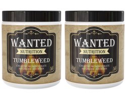 Wanted Nutrition Creatine Monohydraat | 2 potten 300g | 120 servings | Micronized 200mesh | Nutriworld