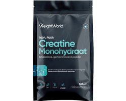 WeightWorld Creatine poeder - 500 g - Puur creatine monohydraat poeder - 165 doseringen
