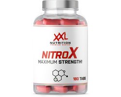 XXL Nutrition - NitroX - All-in-One Creatine & N.O. Supplement - 3.000mg CreaPure - 180 Capsules