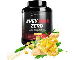 BeBulk Nutrition - Whey Bulk Zero - Protein Poeder - Aspartaamvrij - Palmolievrij - 22g eiwit per portie (2000g, Mango)