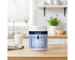Big Food - Raw Colostrum Poeder (whole) -250 Gram - de beste kwaliteit Colostrum uit Denemarken (Colodan)