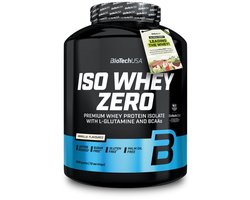 BioTechUSA Iso Whey Zero | Premium wei-eiwitisolaat | Grasgevoerd | Enzymvrij | Suiker- en glutenvrij, 1816 g, Witte Chocolade