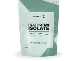 Body & Fit Pea Protein Isolate - Plantaardig Eiwitpoeder - Vegan Protein Poeder - Erwten Eiwit - 500 gram (20 Shakes)