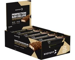 Body & Fit Perfection Bar Deluxe Protein Bar - Eiwitreep - Proteine Repen met 20 Gram Eiwit - Cookie Dough & Caramel - 825 gram (15 Eiwitrepen)
