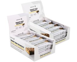 Body & Fit Smart Bar Crunchy Eiwitreep Chocolate & Cookie + Chocolate Peanut Caramel - Protein Bar - Eiwitrepen (2x12 box)