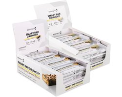 Body & Fit - Smart Bar Crunchy Eiwitreep White Chocolate & Cookie + Chocolate Peanut Caramel - Protein Bar - Eiwitrepen (2x12 box)